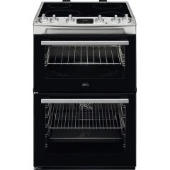 AEG CCX6540ACM 
60cm Double Oven with Thermaflow® fan operated main oven and conventional top oven, 
