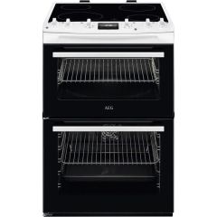 AEG CCX6540ACW 
60cm Double Oven with Thermaflow® fan operated main oven and conventional top oven, 
