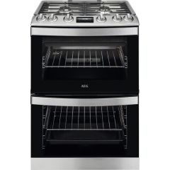 AEG CGB6131ACM 
60cm Gas Double Oven, 4 Gas burners, Triple crown Wok burner, Cast iron pan supports