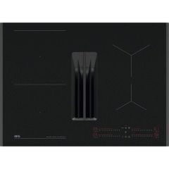 AEG TCH74B01FZ 
SaphirMatt 68cm New Single Bridge Hob with Extractor, Touch on Glass slide controls,