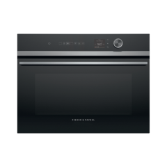 Fisher+Paykel OM60NDLX1 Compact Combination Microwave 49L, 21 Function, 2.4" Screen + Dial, Contempo