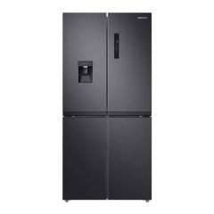 Samsung RF48A401EB4 French-Style Fridge Freezer - Gentle Black Matt