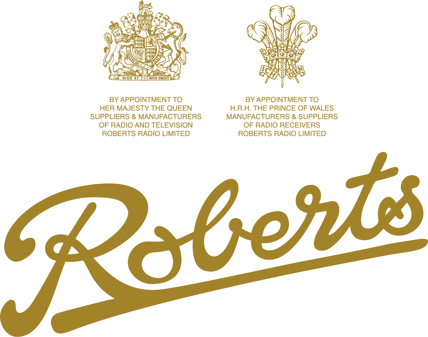 Roberts Radio logo.